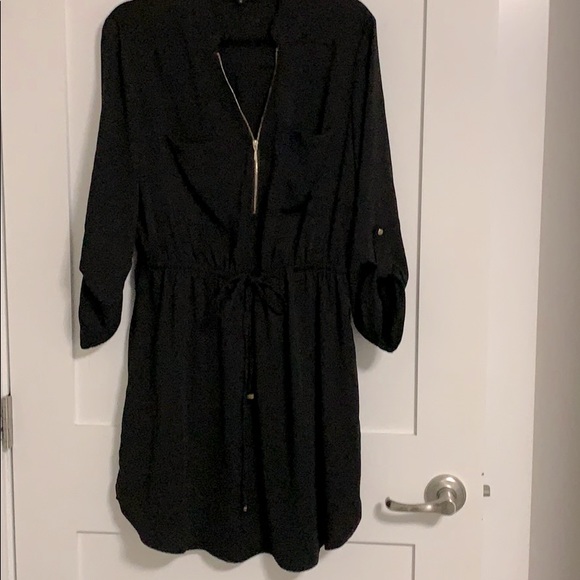 Black shirt dress - Picture 1 of 3